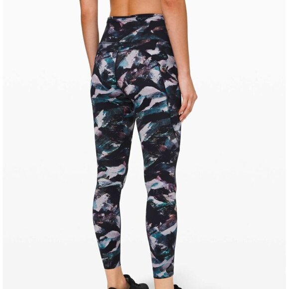 Lululemon Fast and Free Tight II 25" *Non-Reflective Nulux Glacier Camo Starligh - Picture 7 of 7